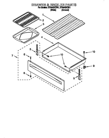Drawer and broiler