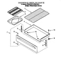 Drawer and broiler