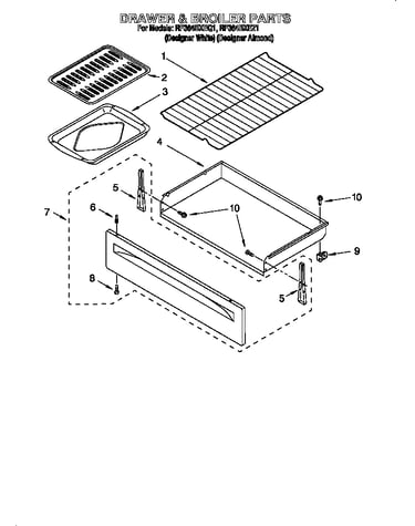 Drawer and broiler