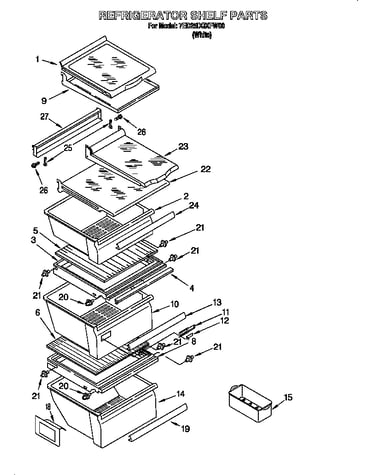 Refrigerator shelf