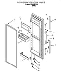 Refrigerator door