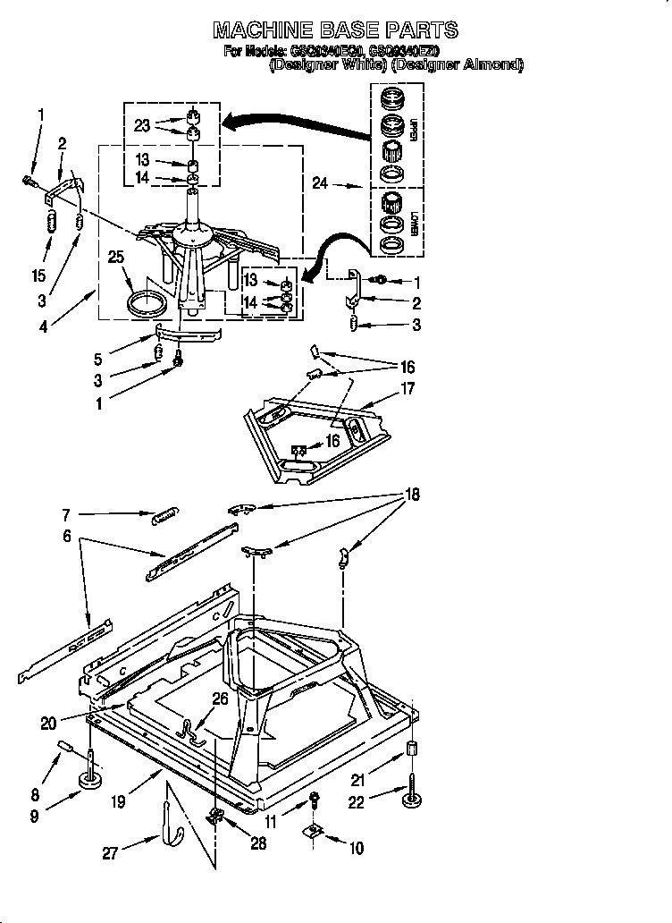 Machine base