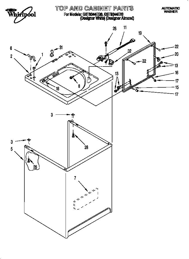 TOP AND CABINET