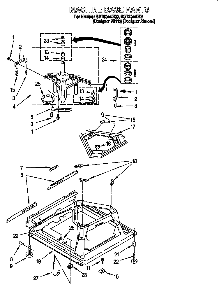 Machine base