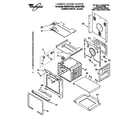Whirlpool GBD307PDQ0 lower oven diagram