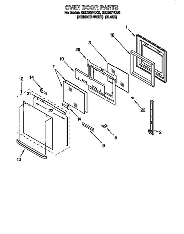 Oven door