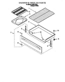 Drawer and broiler