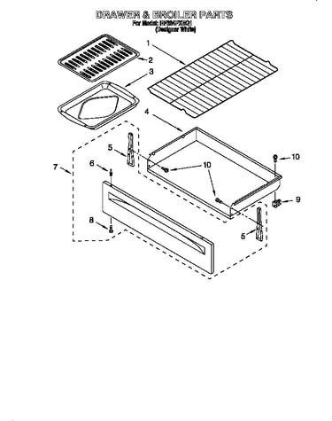Drawer and broiler