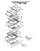 Refrigerator shelf