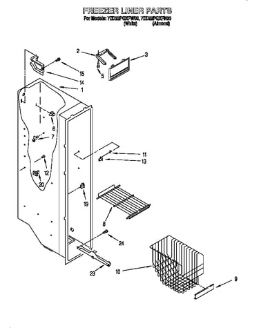 Freezer liner