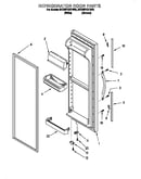Refrigerator door