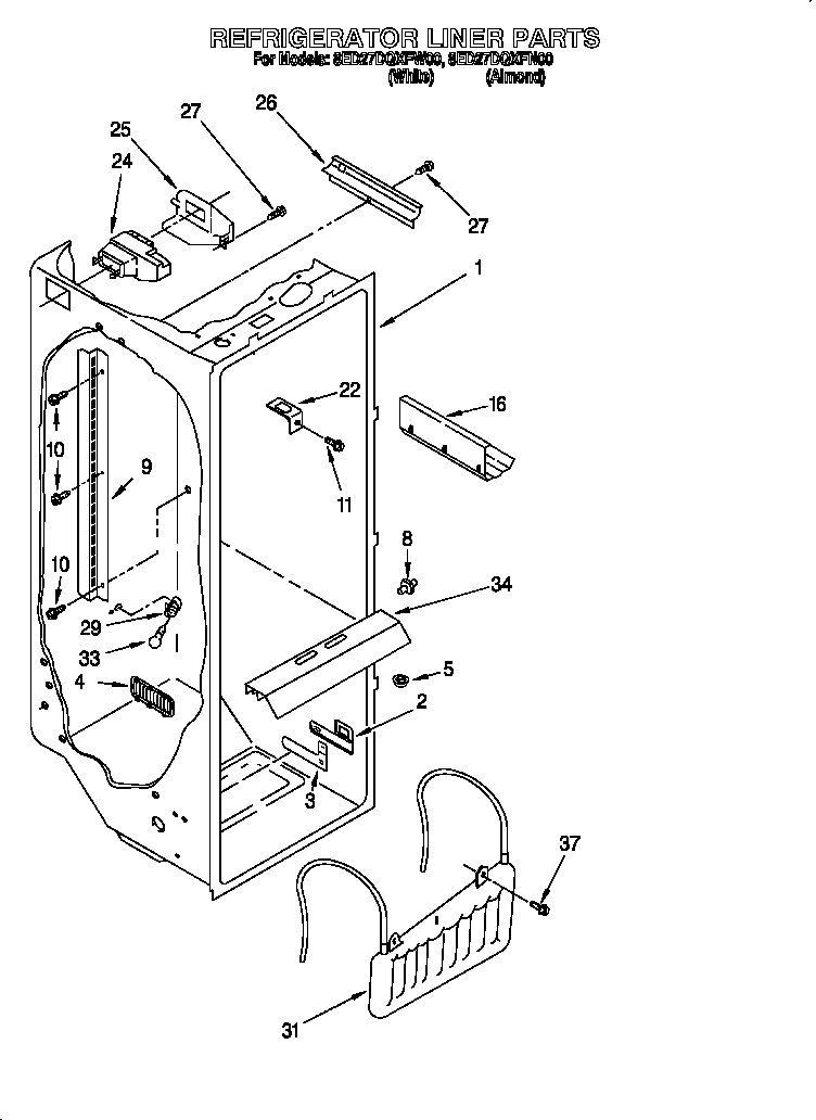 Refrigerator liner