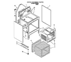 Roper REE34001 oven chassis diagram