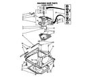 Whirlpool LA5599XPW4 machine base diagram