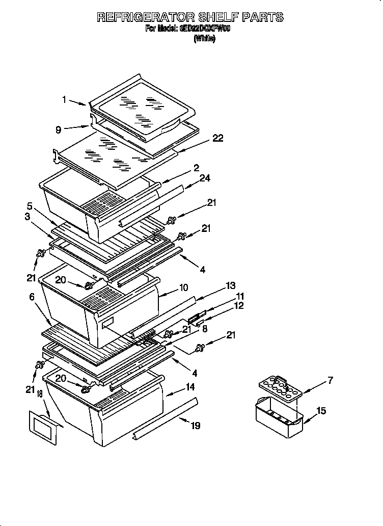 Refrigerator shelf