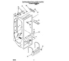 Whirlpool BRS71ABANA00 refrigerator liner diagram