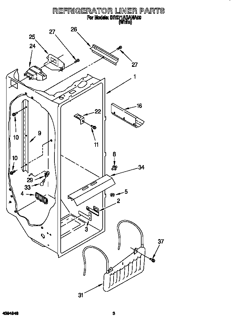 Refrigerator liner