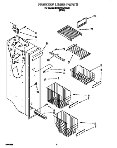Freezer liner