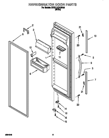 Refrigerator door