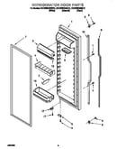 Refrigerator door
