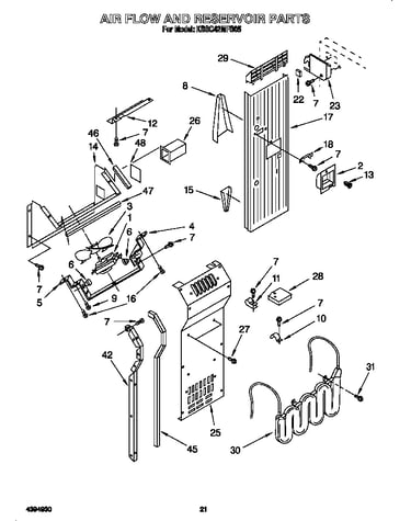 Air flow and reservoir