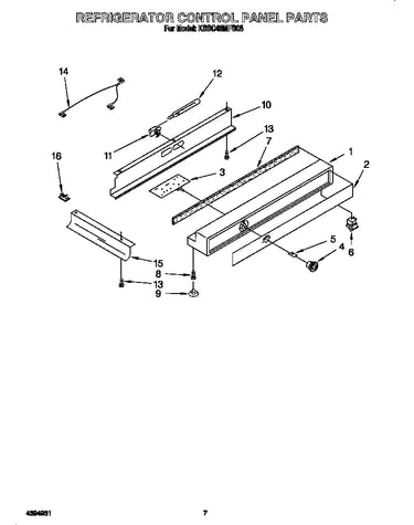 Refrigerator control panel