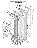 Refrigerator door