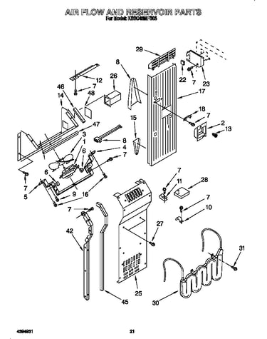 Air flow and reservoir