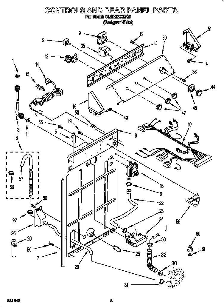 CONTROLS AND REAR PANEL