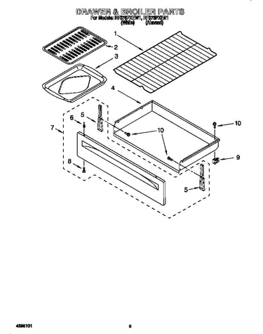 Drawer and broiler
