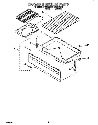 Drawer and broiler