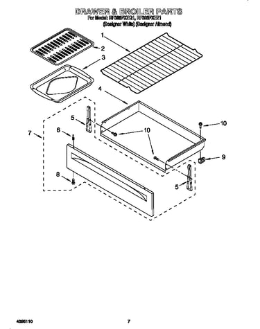 Drawer and broiler