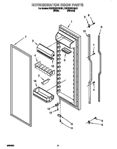 Refrigerator door