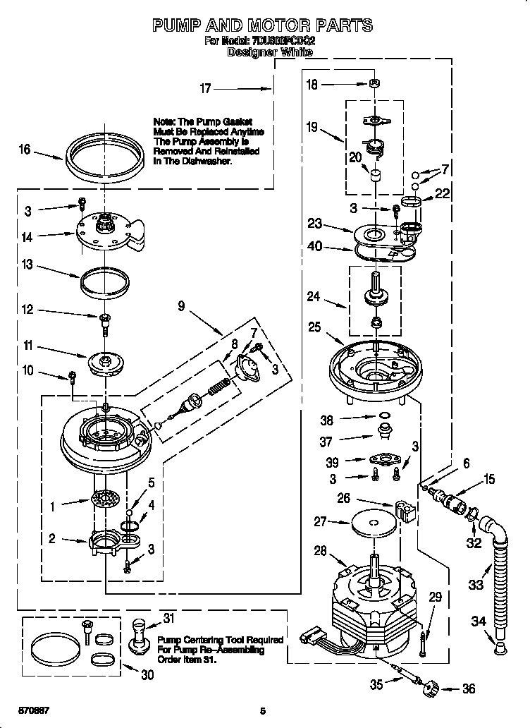 PUMP AND MOTOR