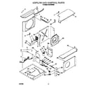 Whirlpool ACQ184XG0 air flow and control diagram