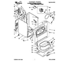 Whirlpool LER7646EQ2 cabinet diagram