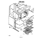 Whirlpool RB160PXL0 oven diagram