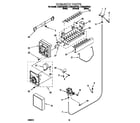 Whirlpool ED25CQXFW01 icemaker diagram