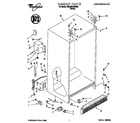 Whirlpool 6ED22PKXFW00 cabinet diagram