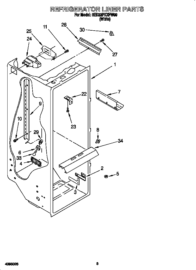 Refrigerator liner