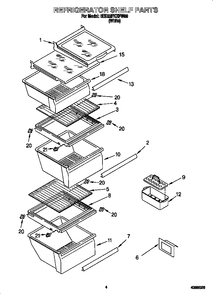 Refrigerator shelf