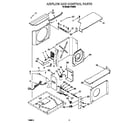 Whirlpool R183A3 air flow and control diagram