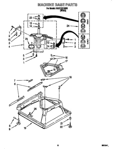 Machine base