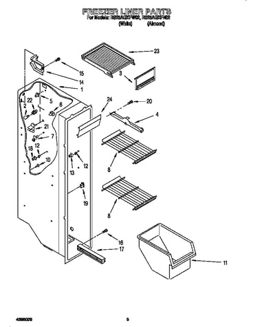 Freezer liner