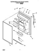 Refrigerator door