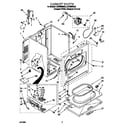 Whirlpool LGR8858EQ2 cabinet diagram