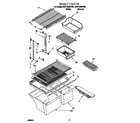 Whirlpool 3VET19NKFW01 shelf diagram