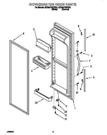 Refrigerator door