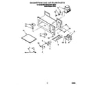 Whirlpool MH9115XBB0 magnetron and air flow diagram
