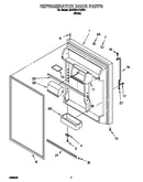 Refrigerator door